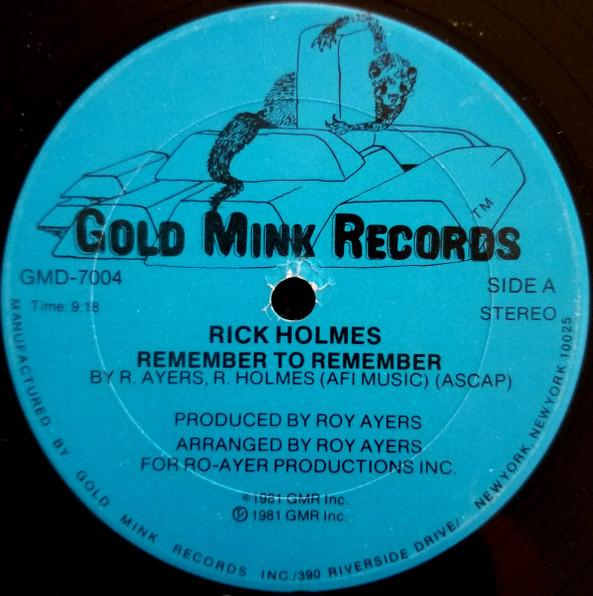  - Rick Holmes