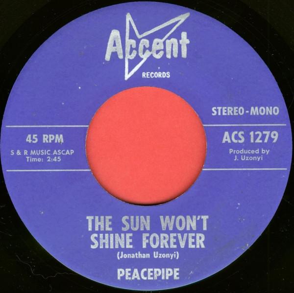 The Sun Won't Shine Forever / Lazy River Blues - Peacepipe