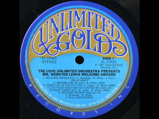 Welcome Aboard (1981 Unlimited Gold) - Love Unlimited Orchestra Presents Mr. Webster Lewis