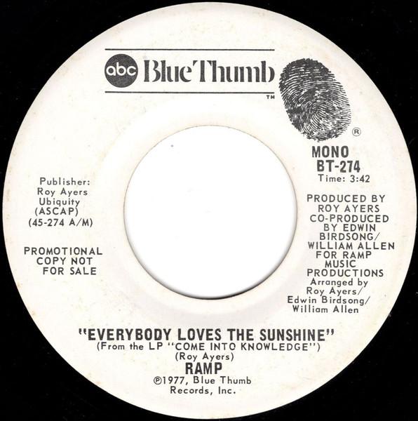 Everybody Loves The Sunshine - Ramp