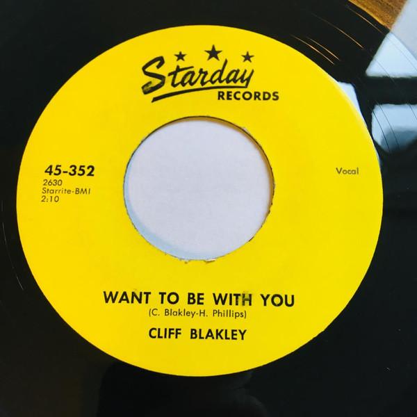 High Steppin' / Want To Be With You - Cliff Blakley