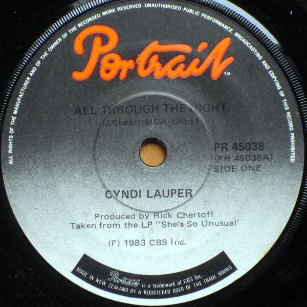 All Through The Night - Cyndi Lauper