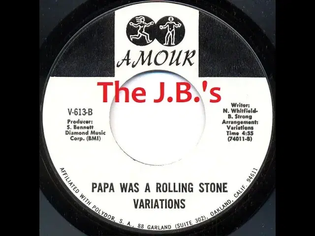 Sayin It, Doin It / Papa Was A Rolling Stone - The Variations featuring Samaki
