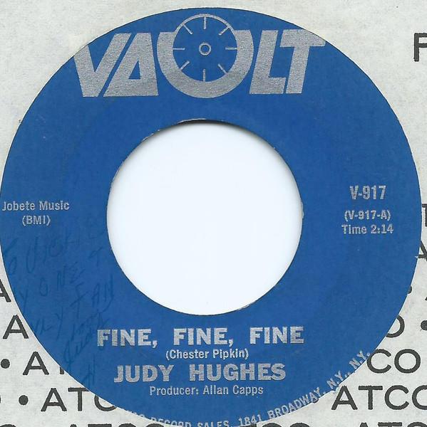 L.A. Happening: Mid-60s Soul Sides of Vault, Fat Fish & Autumn - Judy Hughes