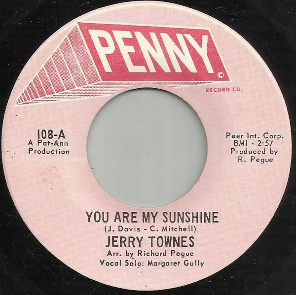 You Are My Sunshine / Nevermore - Jerry Townes