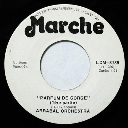 Parfum De Gorge (7", 1977) - Arrabal Orchestra