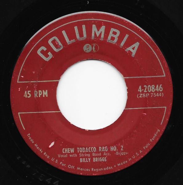 Chew Tobacco Rag No. 2 / Alarm Clock Boogie - Billy Briggs