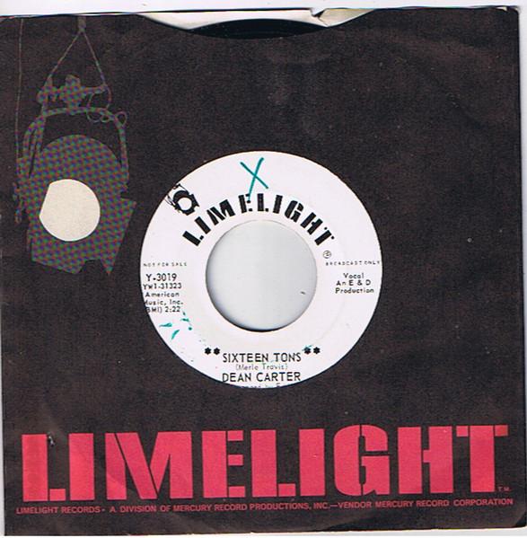 Sixteen Tons / The Lucky One - Dean Carter