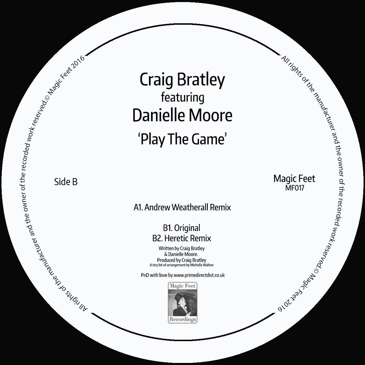 Play the Game - Craig Bratley ft. Danielle Moore