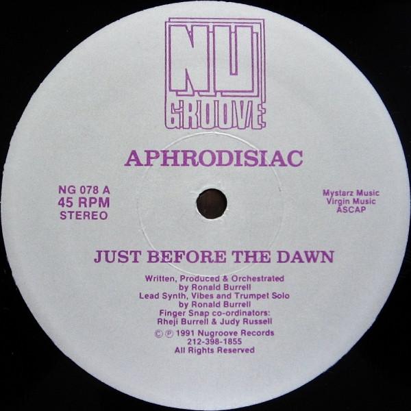 Just Before The Dawn - Aphrodisiac