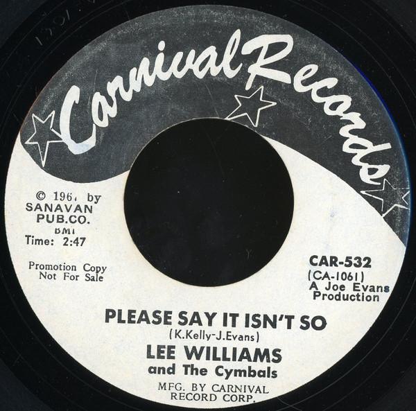  - Lee Williams and The Cymbals