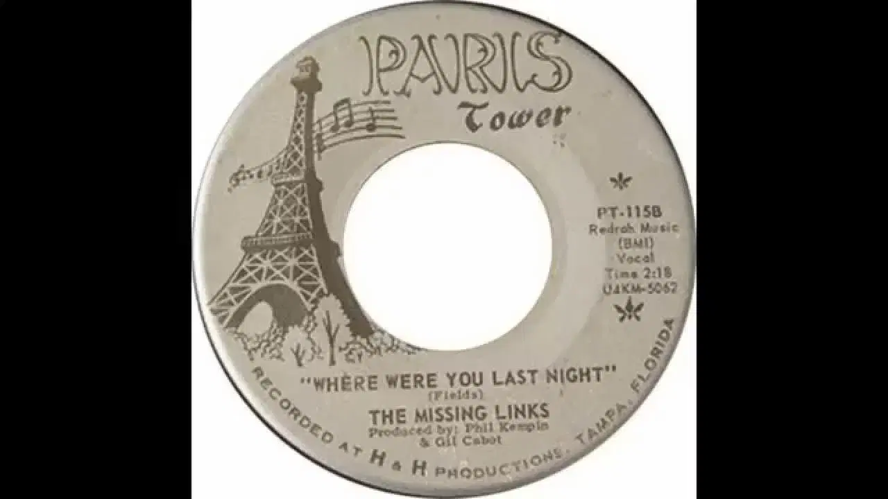 Get Out Of My Life / Where Were You Last Night? - The Missing Links