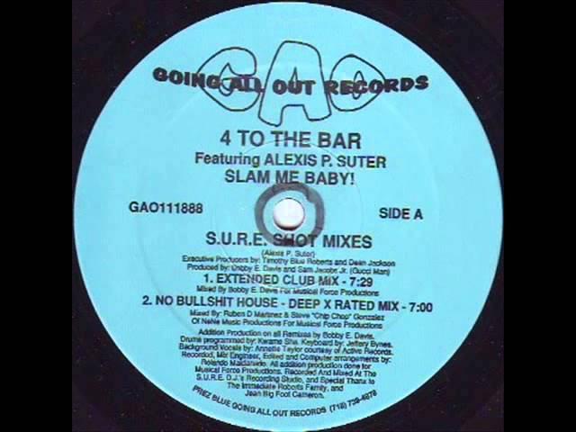 Slam Me Baby! (S.U.R.E. Shot Mixes) - EP - 4 to the Bar