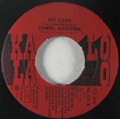 Can You Make It Brother / My Love - Carol Addison