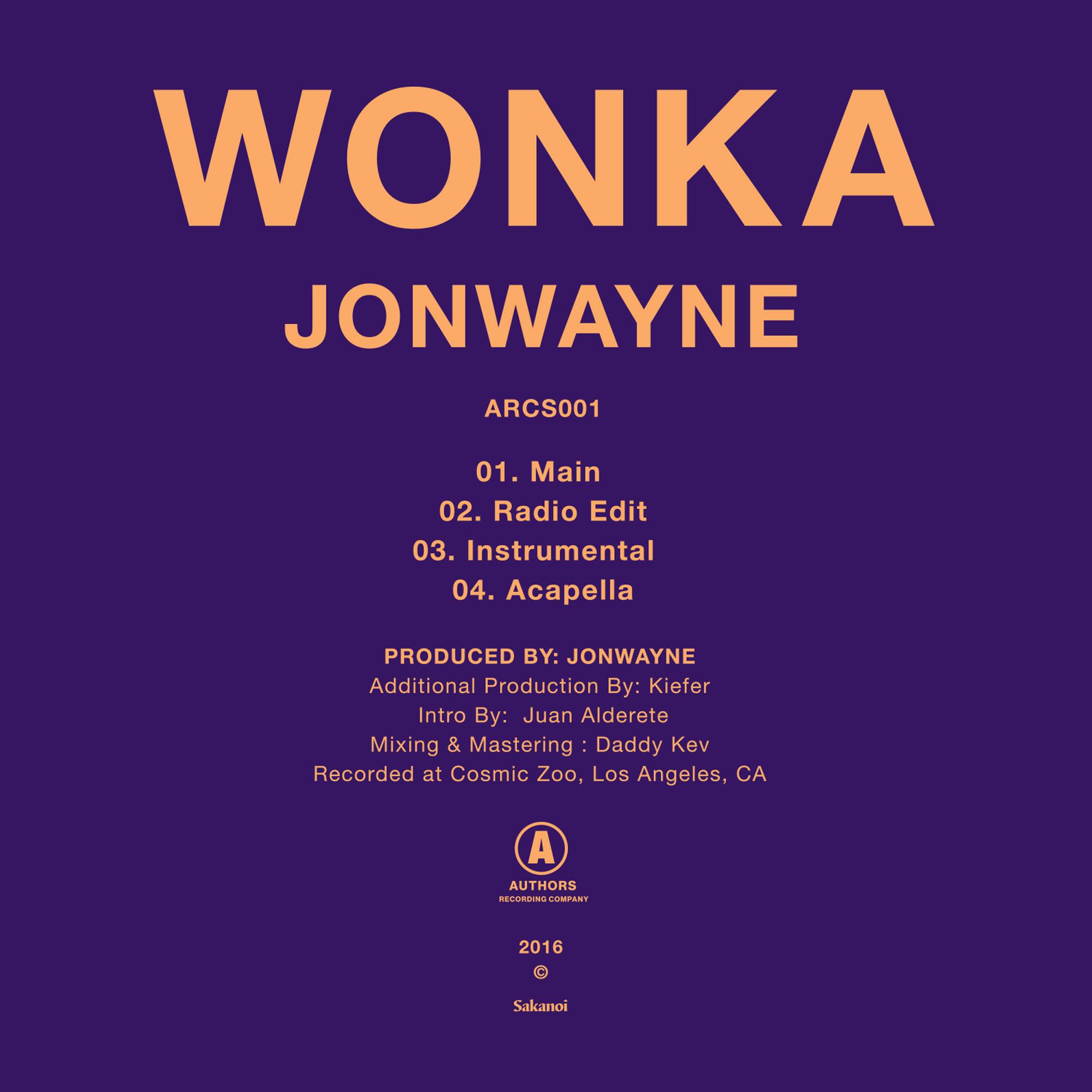 Wonka - Single - Jonwayne