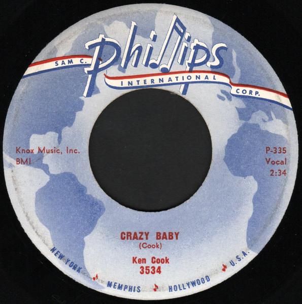 Crazy Baby / I Was A Fool - Ken Cook