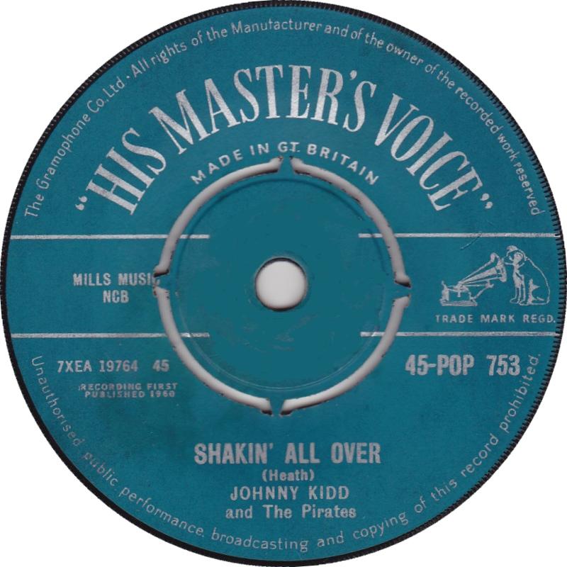 00d - Shakin' All Over 7" - Johnny Kidd And The Pirates