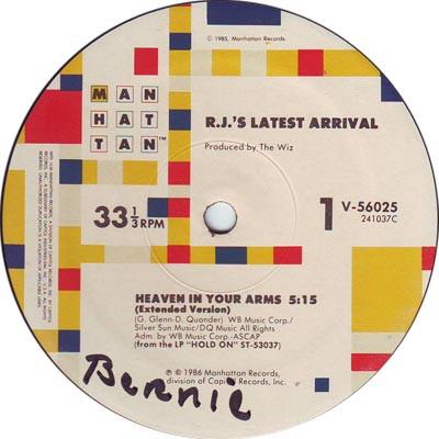 Hold On - RJ's Latest Arrival