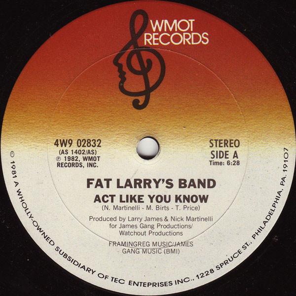 Act Like You Know - Fat Larry's Band