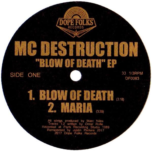 Blow Of Death EP - MC Destruction