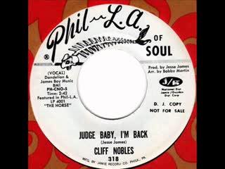 Horse Fever / Judge Baby, I'm Back - Cliff Nobles