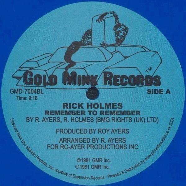 Remember To Remember - Rick Holmes