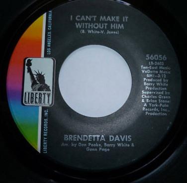 Dave Godin's Deep Soul Treasures Taken from the Vaults... - Volume 1 - Brendetta Davis