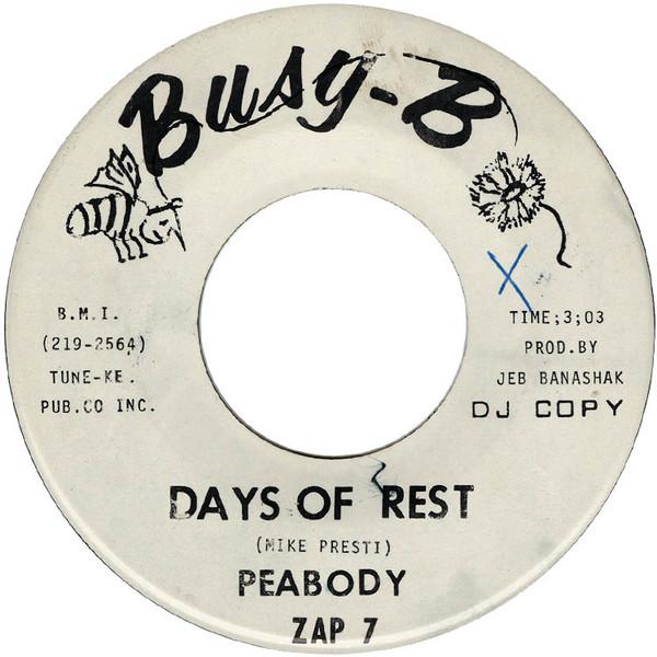 Days Of Rest / Forever Eyes - Peabody