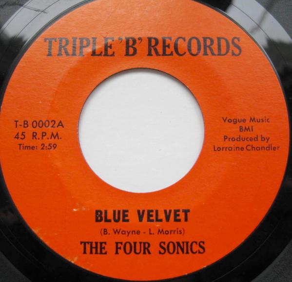 Blue Velvet / Where Are You - The Four Sonics