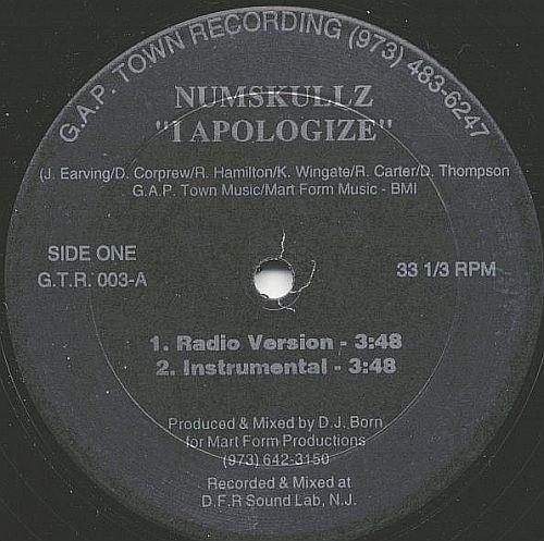 I Apologize 12" - Numskullz