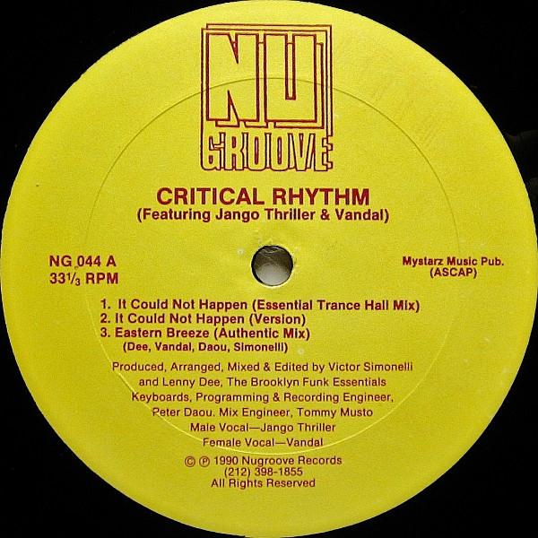 It Could Not Happen - Critical Rhythm