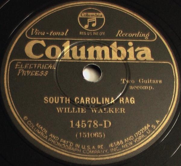South Carolina Rag / Dupree Blues - Willie Walker