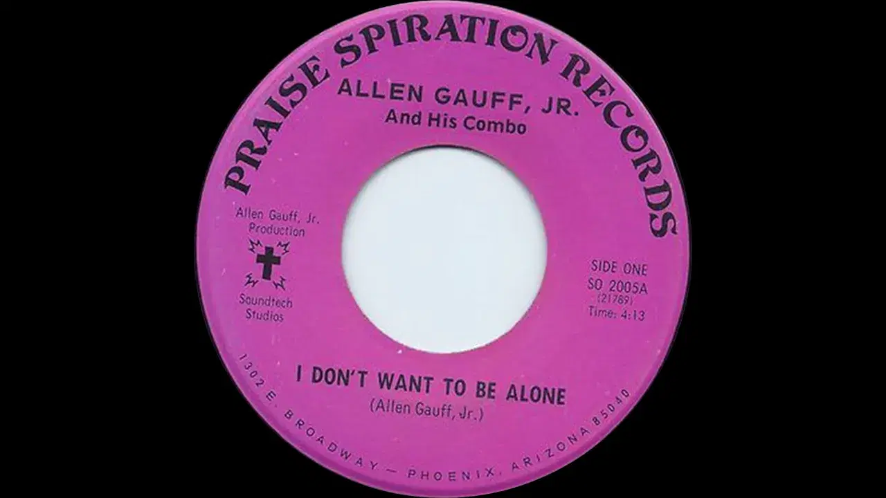 Greg Belson's Divine Funk - Rare American Gospel Soul and Funk - Allen Gauff, Jr. And His Combo