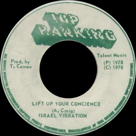 Lift Up Your Conscience / Dub Fashion - Israel Vibration