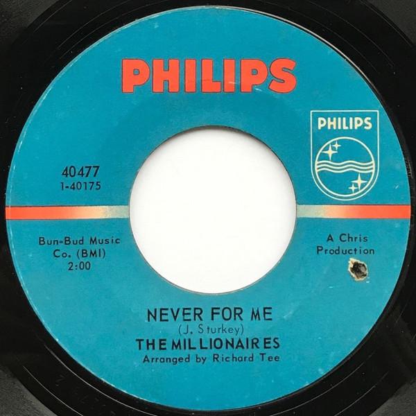 Never For Me - The Millionaires