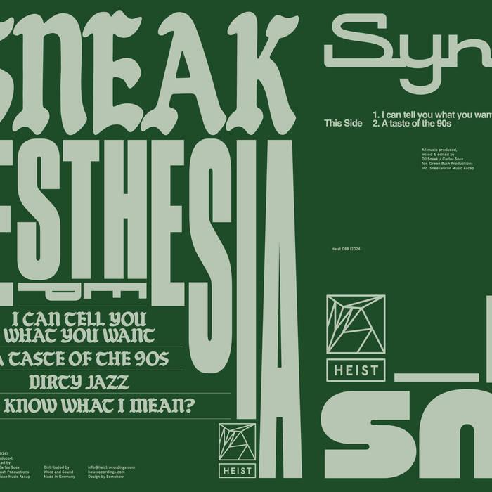 Synesthesia EP  - DJ Sneak