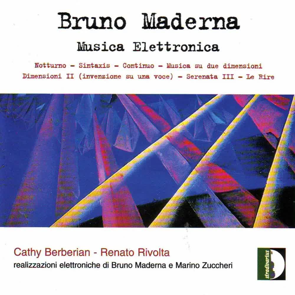 Maderna- Electronic Music - Bruno Maderna