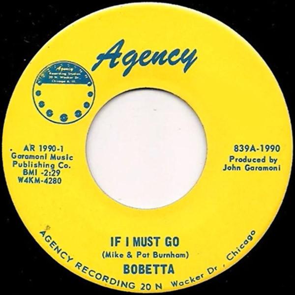 If I Must Go - Bobetta