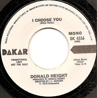I Choose You - Donald Height