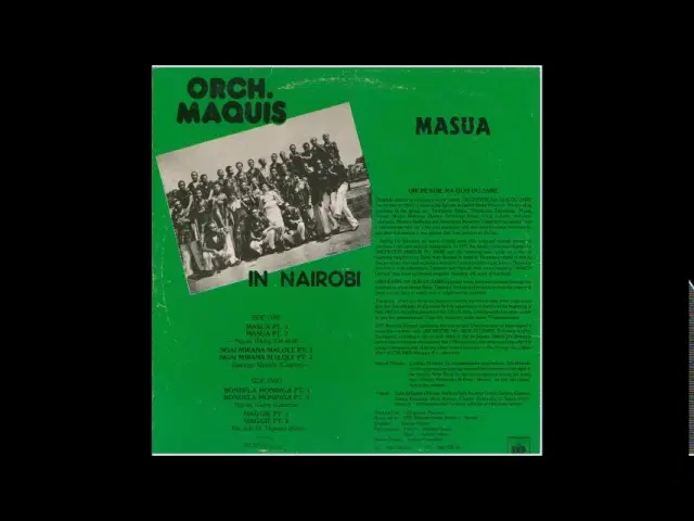 Masua - Orchestre Maquis Du Zaïre