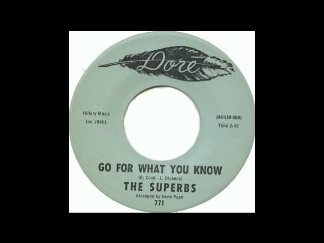 Go For What You Know - The Superbs