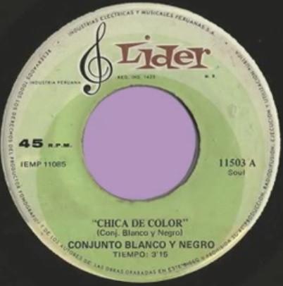 Chica De Color / Llamada De Las Brujas - Conjunto Blanco y Negro