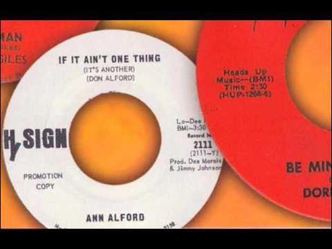 Got To Get Me A Job / If It Ain't One Thing (It's Another) - Ann Alford