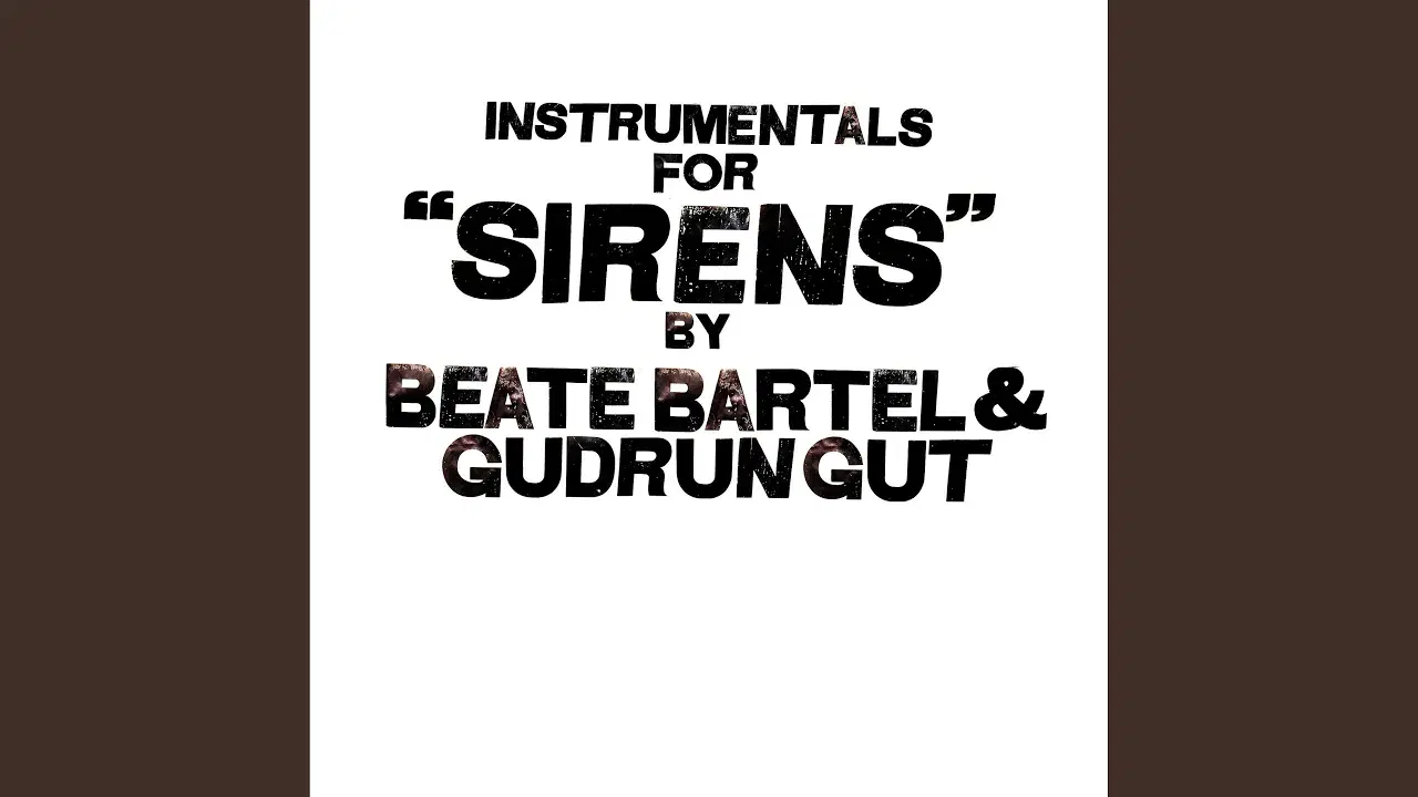 Instrumentals for Sirens - Beate Bartel