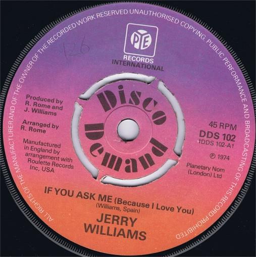 If You Ask Me (Because I Love You) - Jerry Williams