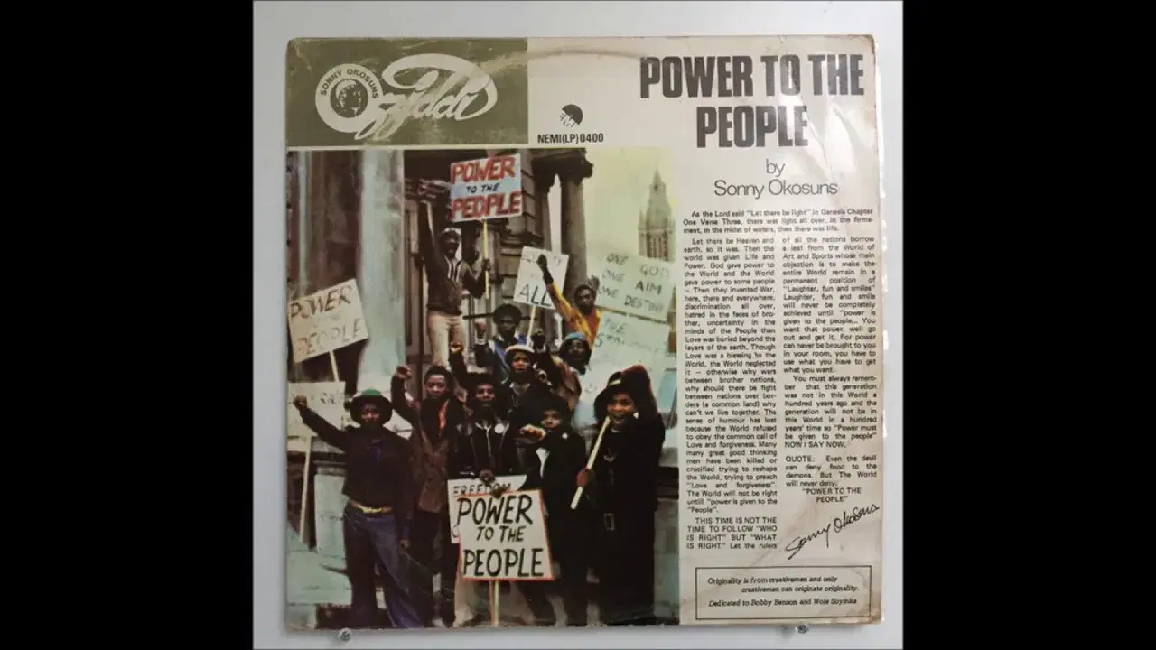 Power To The People - SONNY OKOSUNS