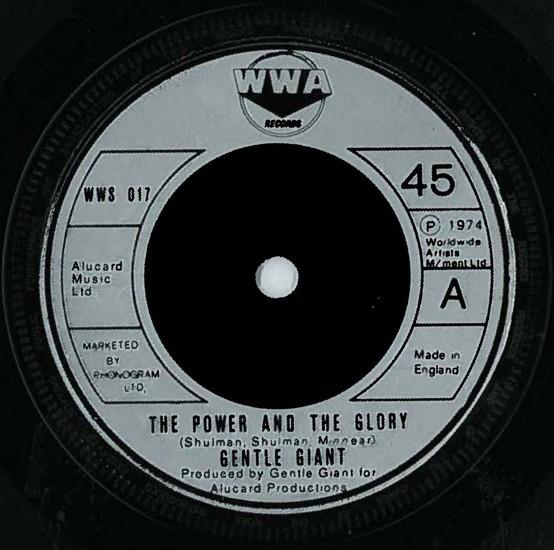 The Power And The Glory - Gentle Giant