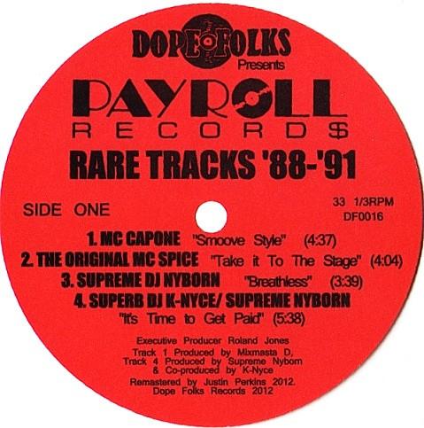 Payroll Records - The Master Catalogue - B.A.D. Rep