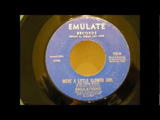 Story Of My Life / Move A Little Slower Girl (Good Timing Woman) - The Emulations