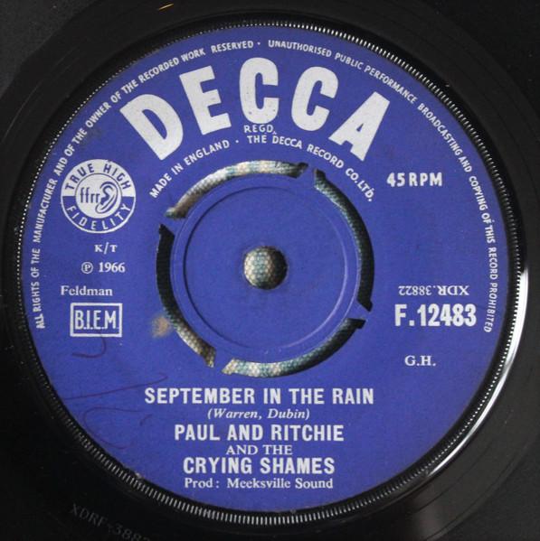 September In The Rain - The Crying Shames